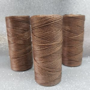 Hilo macrame encerado Café