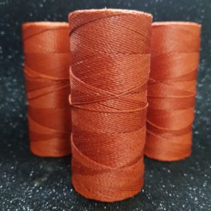 Hilo macrame encerado Naranja oscuro