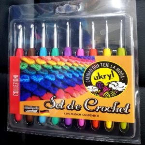 Set de Crochet mango anatomico