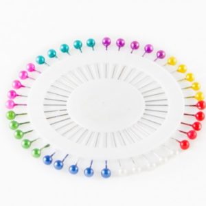 Alfileres color Rodela cabeza de color