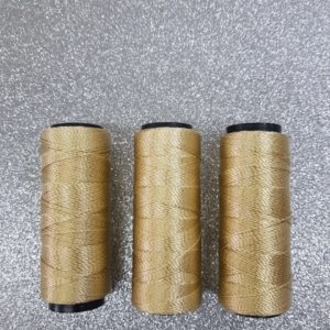 Hilo macrame sin cera Dorado