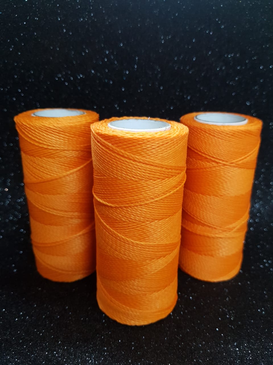 Hilo macrame encerado Naranja