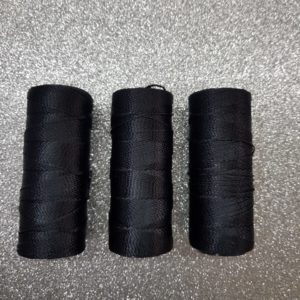 Hilo macrame sin cera Negro