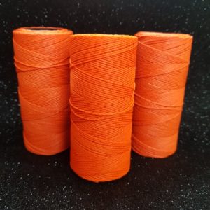 Hilo macrame encerado Naranja Oscuro