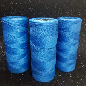 Hilo macrame  encerado Azul