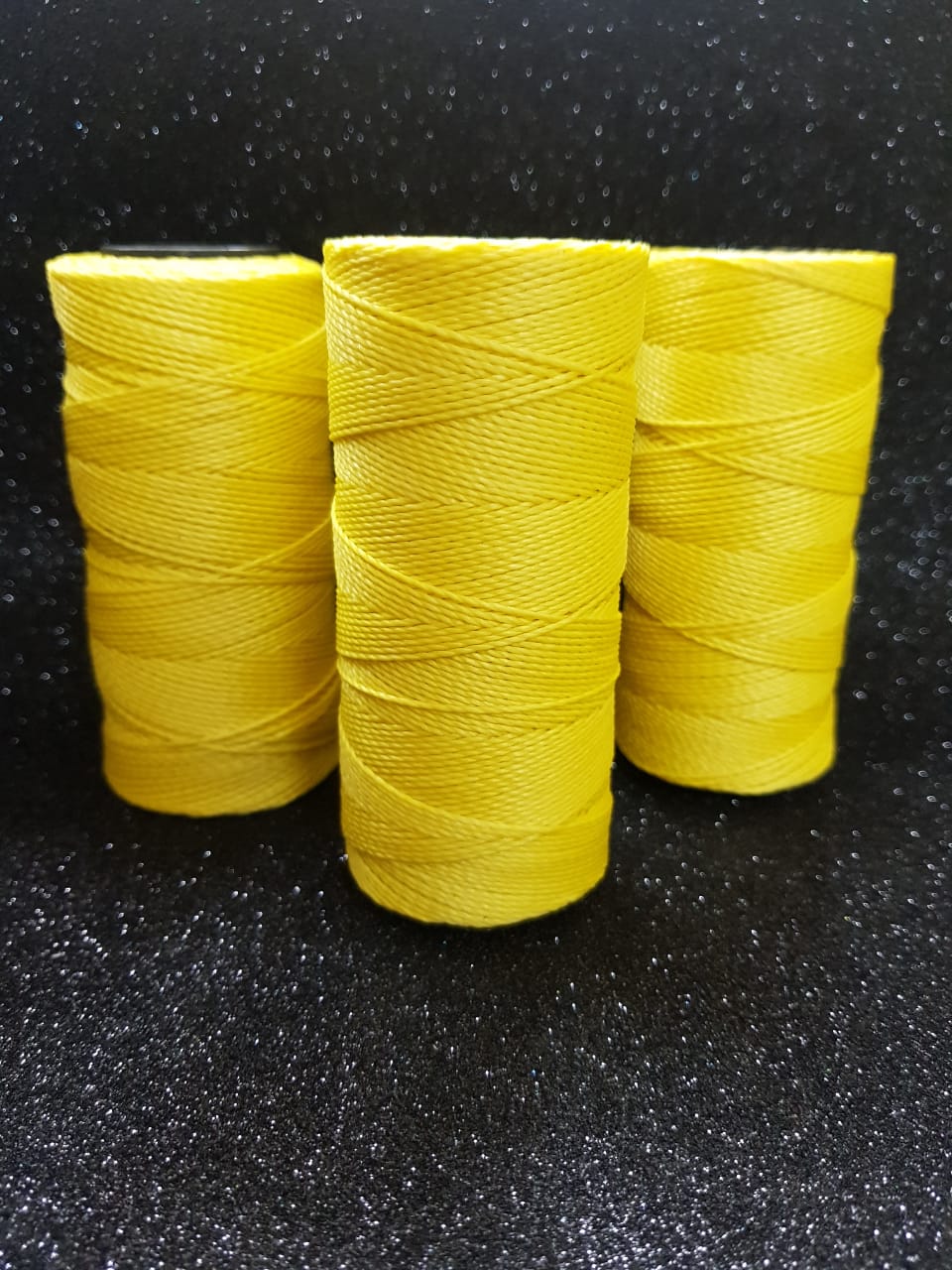 Hilo macrame encerado Amarillo Oro
