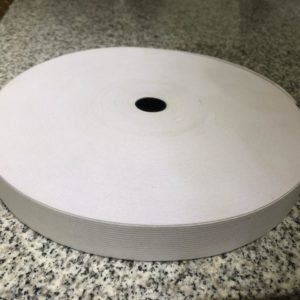 Elástico 2 centímetros 50 metros Blanco