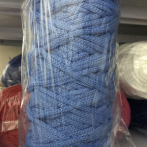 Cordón Macrame Azul Claro