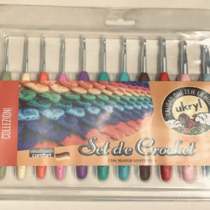 Set Crochet silicona 11 unidades