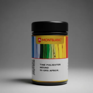 Anilina Montblanc Tiñe Poliester Color Negro