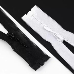 Pack Cierre Blanco y Negro de 50 Invisible