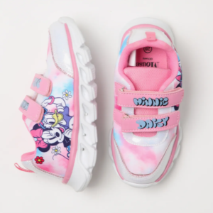 Zapatilla Con Luces Niña Colores Minnie Rosado Disney