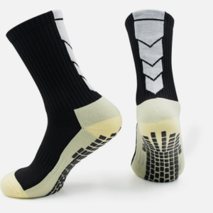 Calcetas deportivas antideslizante Negra